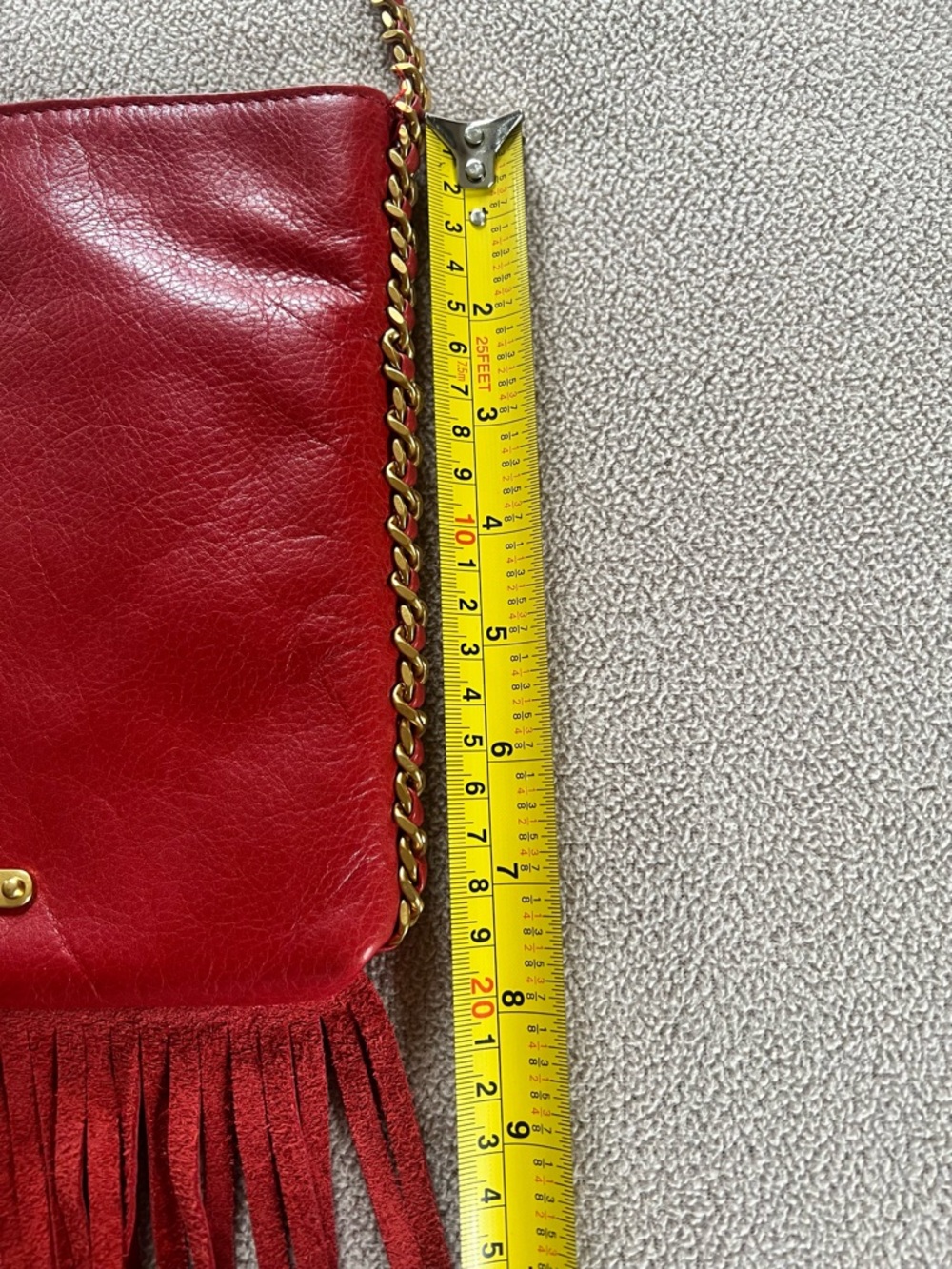 Rebecca Minkoff Carly North South Fringe Crossbody - Picture 7 of 11